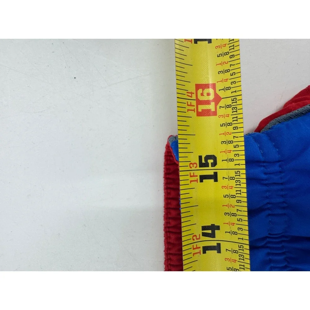 Vintage Nike Mens XL Blue Red Swim Trunks Board Shorts Mesh‎ Lined NESS6350 425